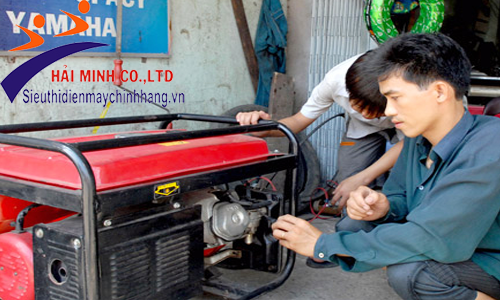 Nêm đặt máy phát điện ở những nơi khô ráo